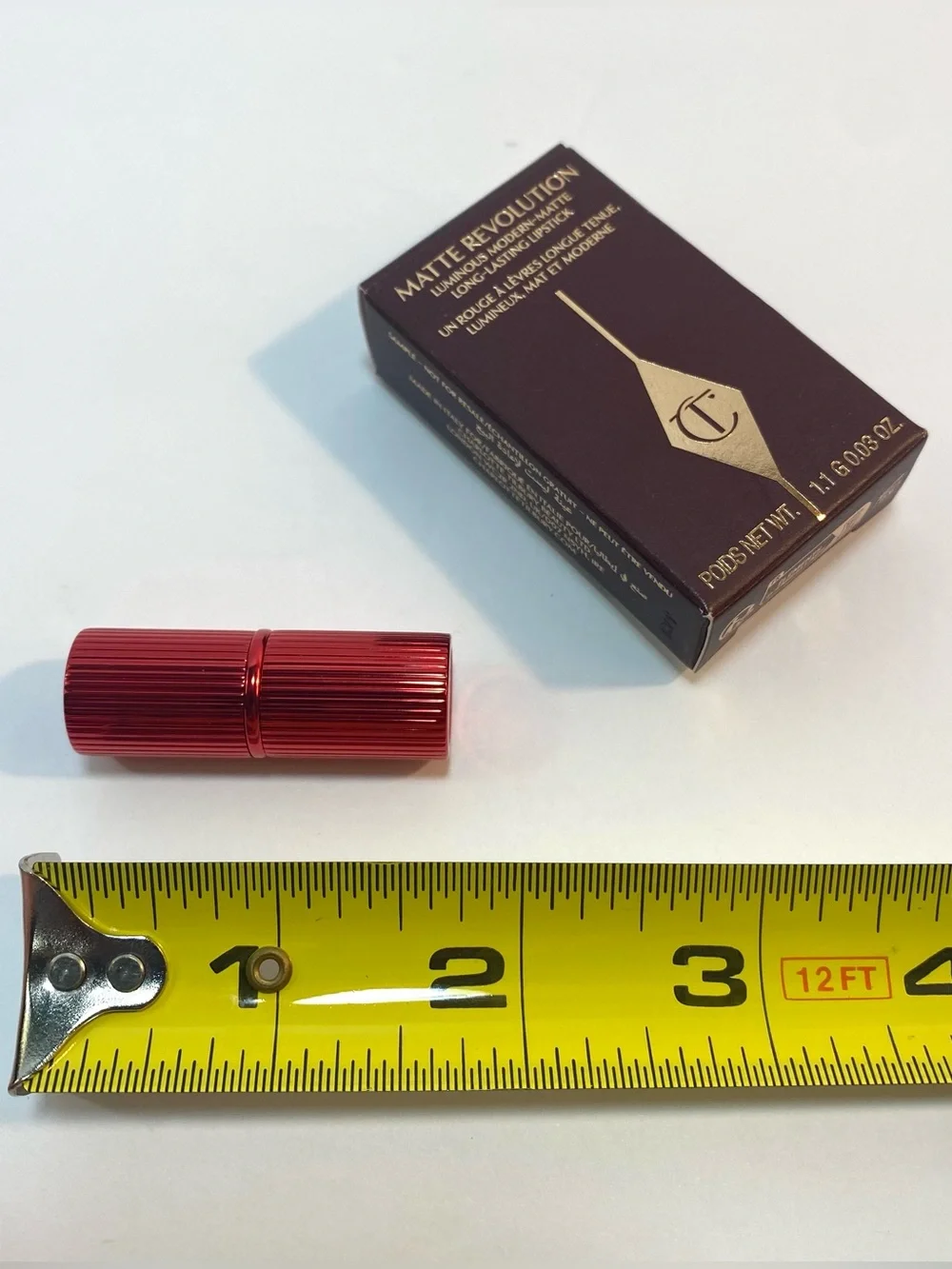 Charlotte Tilbury Mini Matte Revolution Hollywood Vixen Red Lipstick New in Box
